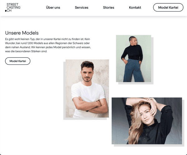 Streetcasting.ch Modelagentur